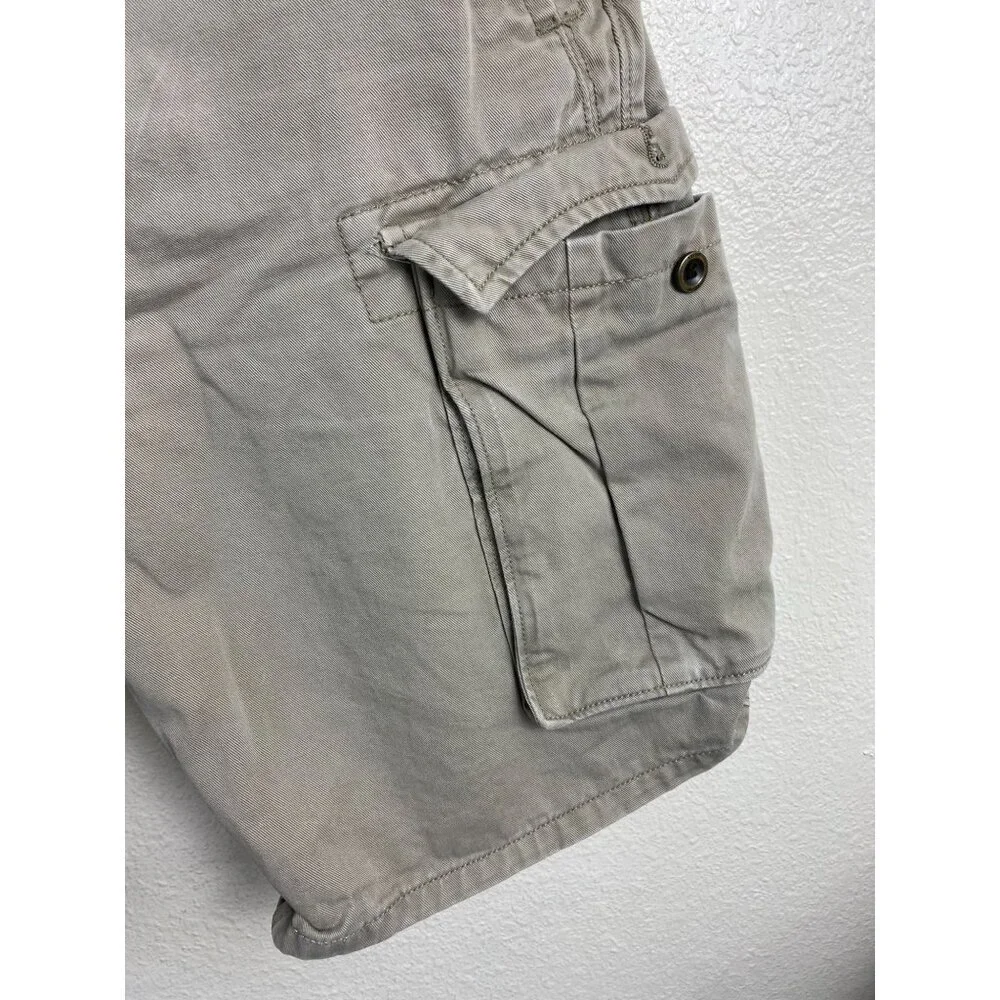 Levi's 10" Cargo Shorts Mens Size 32 Brown Cotton 10" Y2K 90s Utility Casual - Picture 15 of 15